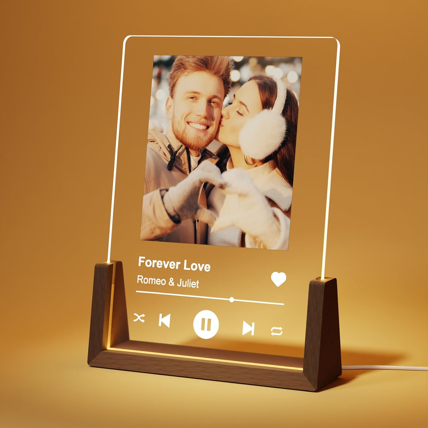 Custom Spotify Love Plaque