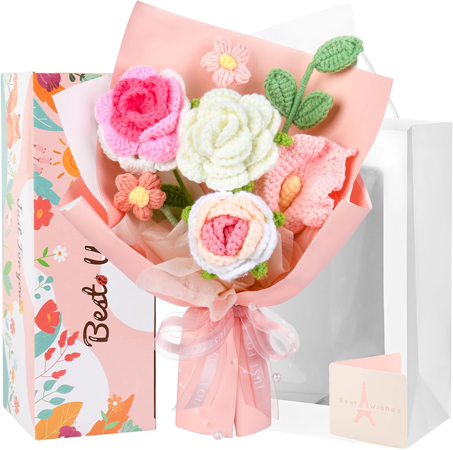 Handmade Crochet Flower Bouquet