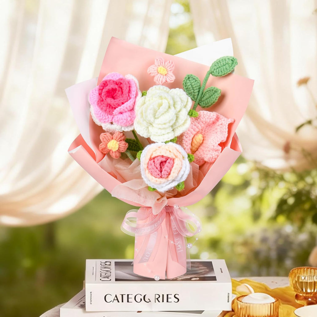 Handmade Crochet Flower Bouquet