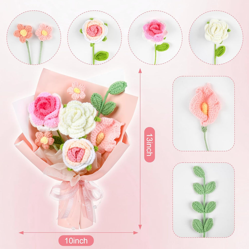 Handmade Crochet Flower Bouquet