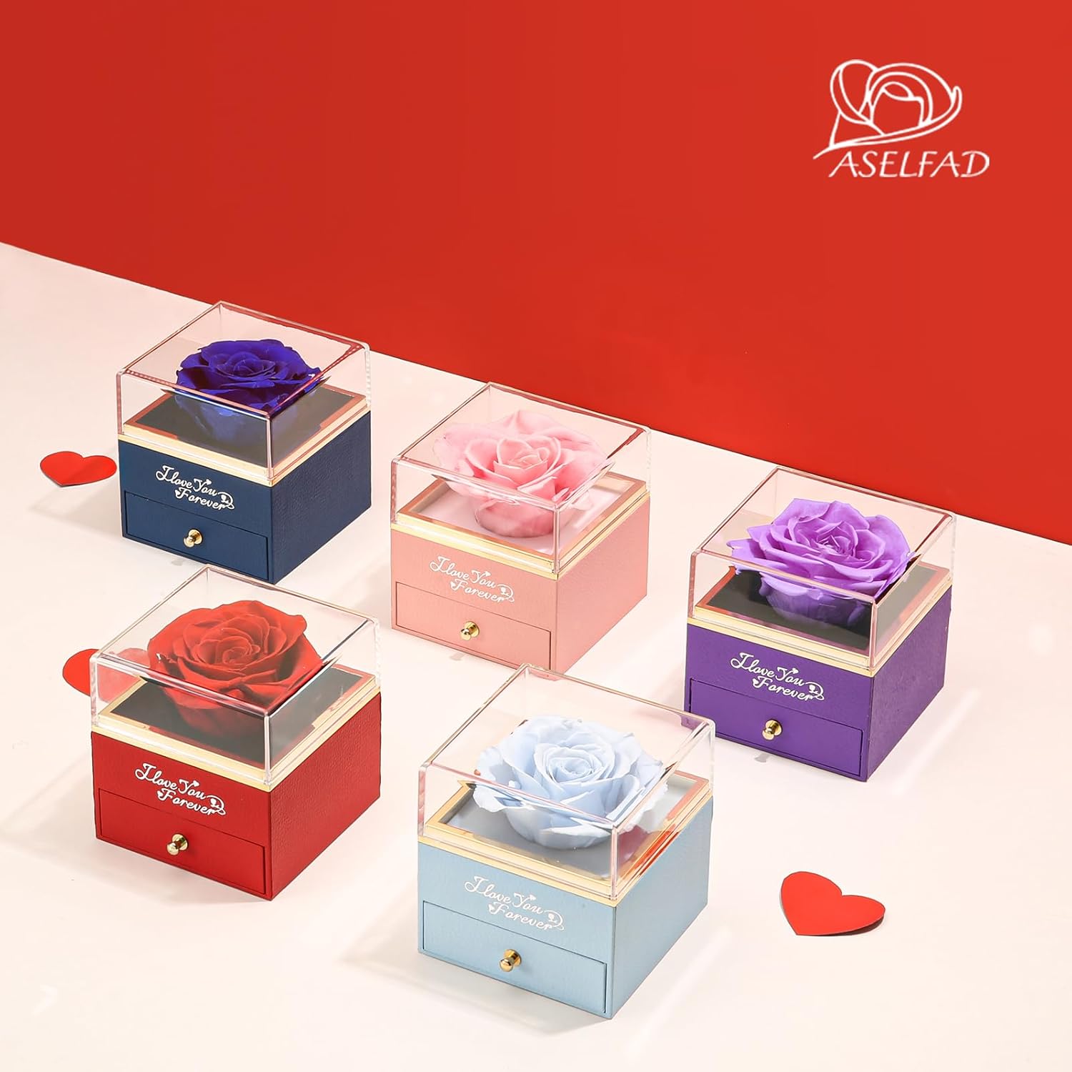 Eternal Rose Necklace Gift Set