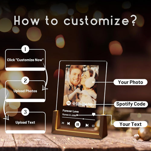 Custom Spotify Love Plaque