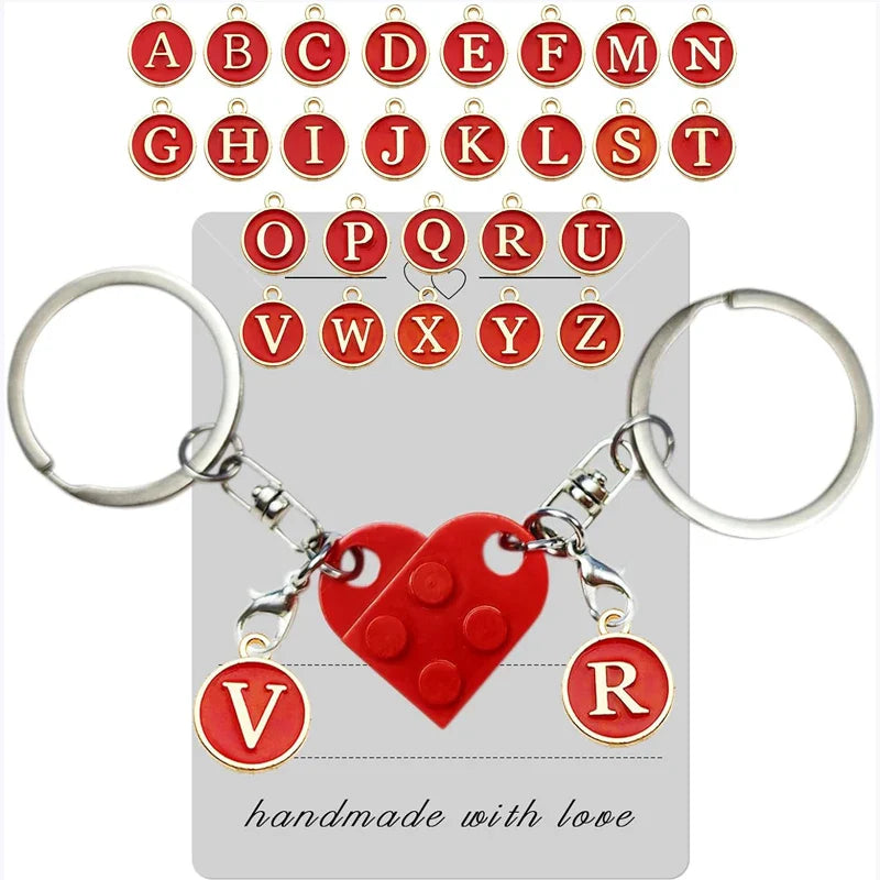 Heartfelt Couples Keychain