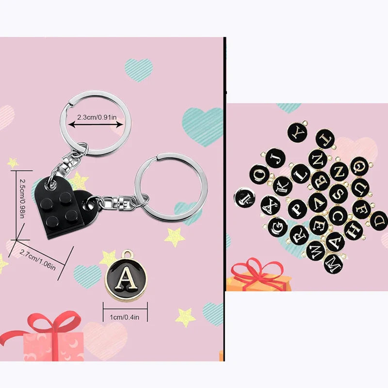 Heartfelt Couples Keychain