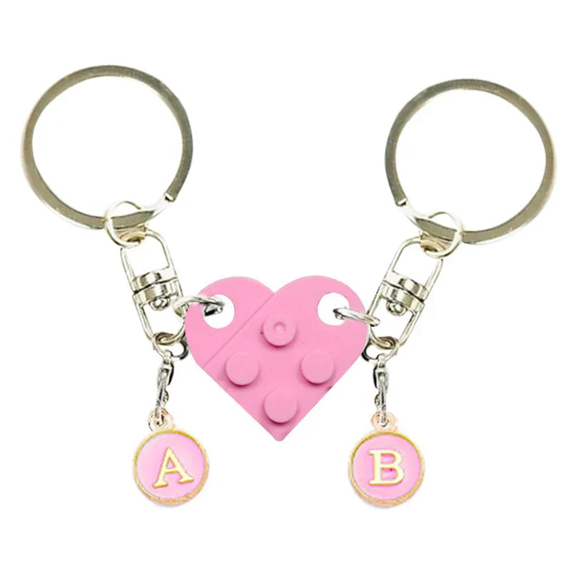 Heartfelt Couples Keychain