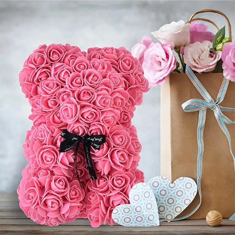 Charming Rose Teddy Gift