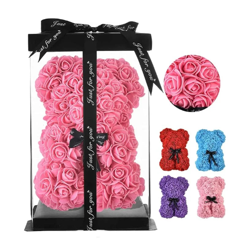 Charming Rose Teddy Gift