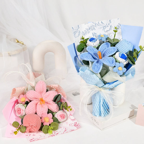 Charming Crochet Tulip Bouquet