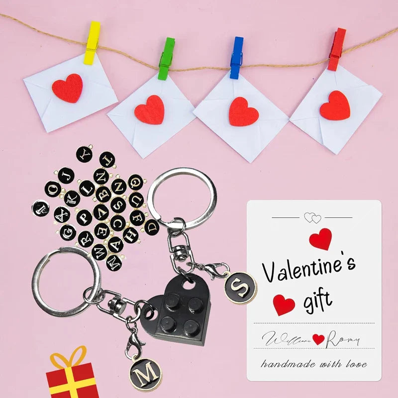 Heartfelt Couples Keychain