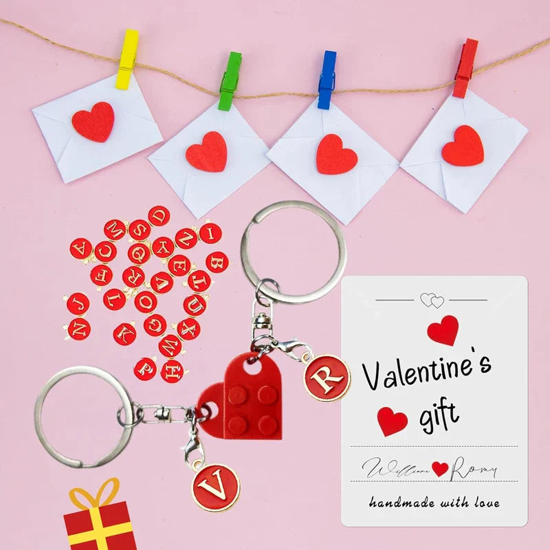Heartfelt Couples Keychain